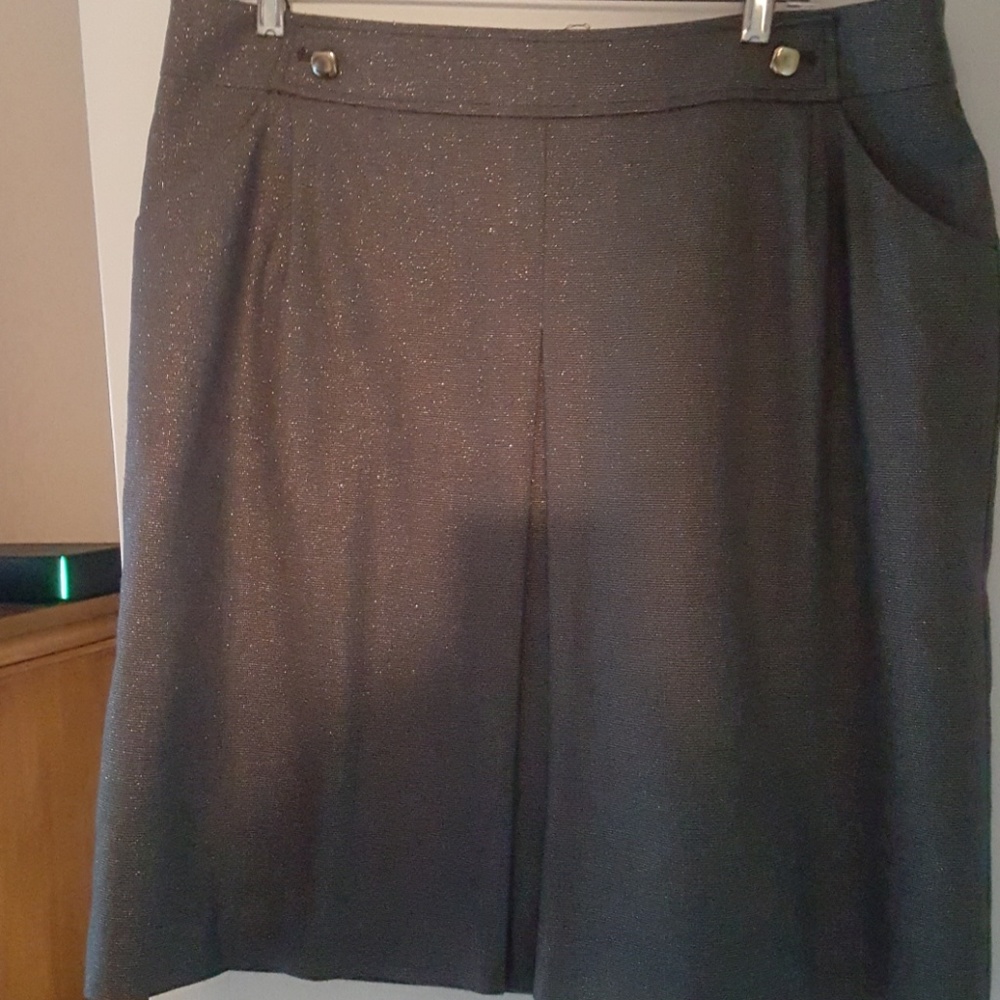 Apostrophe Grey Skirt